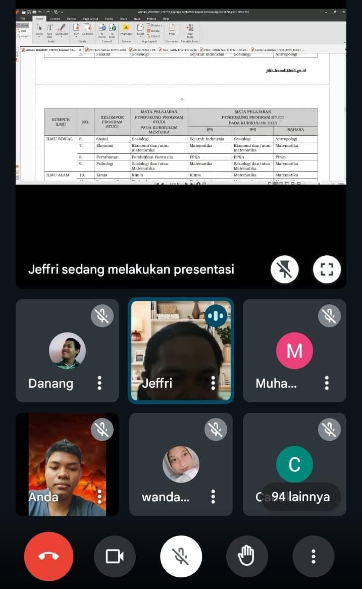 DISKUSI PENJURUSAN PTN dan SINKRONISASI untuk KELAS XII MAN 5 BOGOR